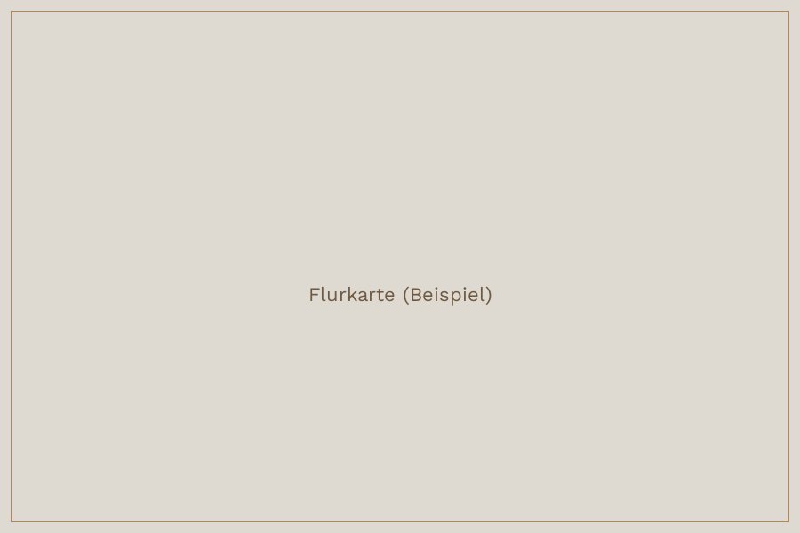Flurkarte eines Baugrundst&uuml;cks