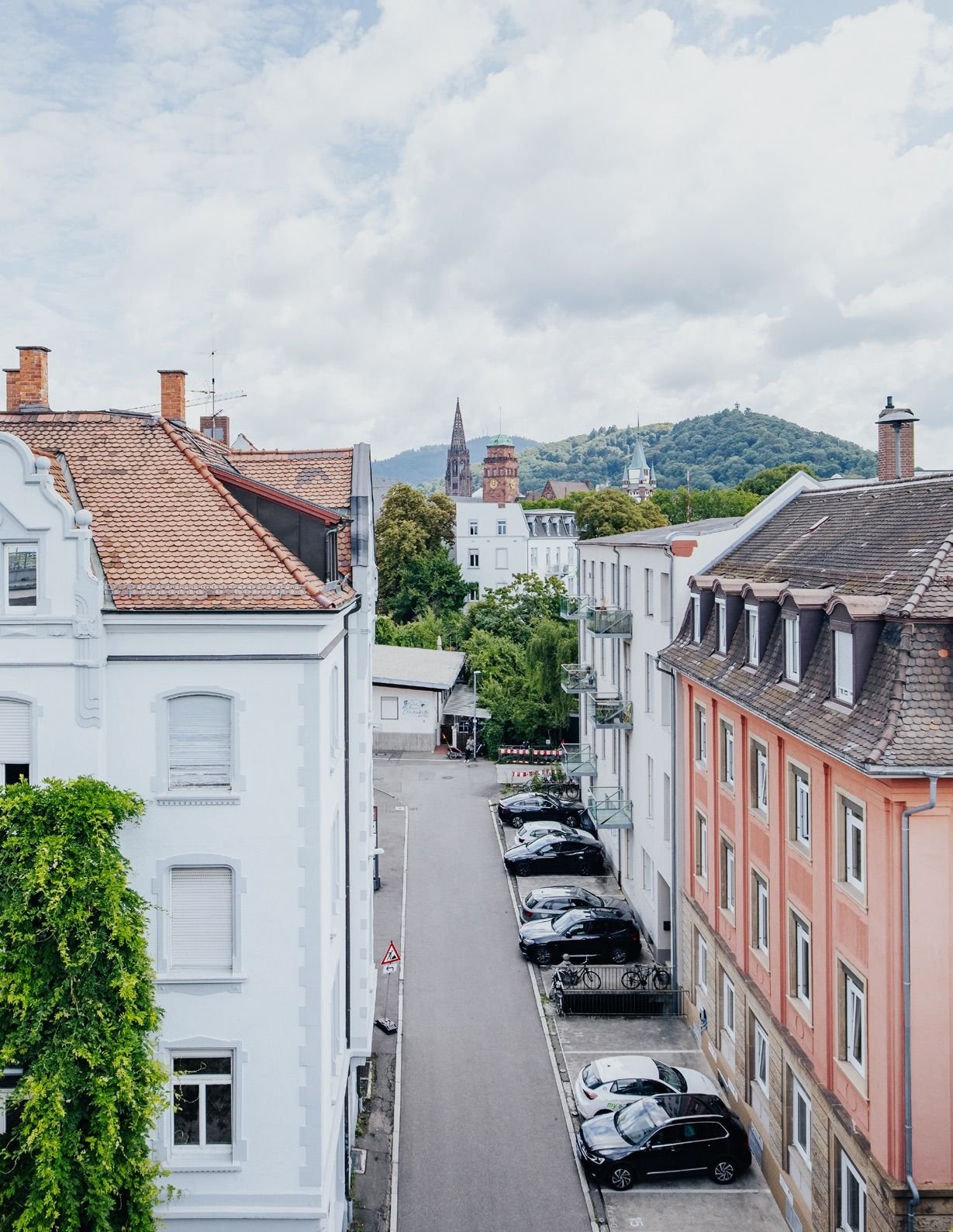 Baugrundst&uuml;ck in Freiburg-Waltershofen aus der Luft
